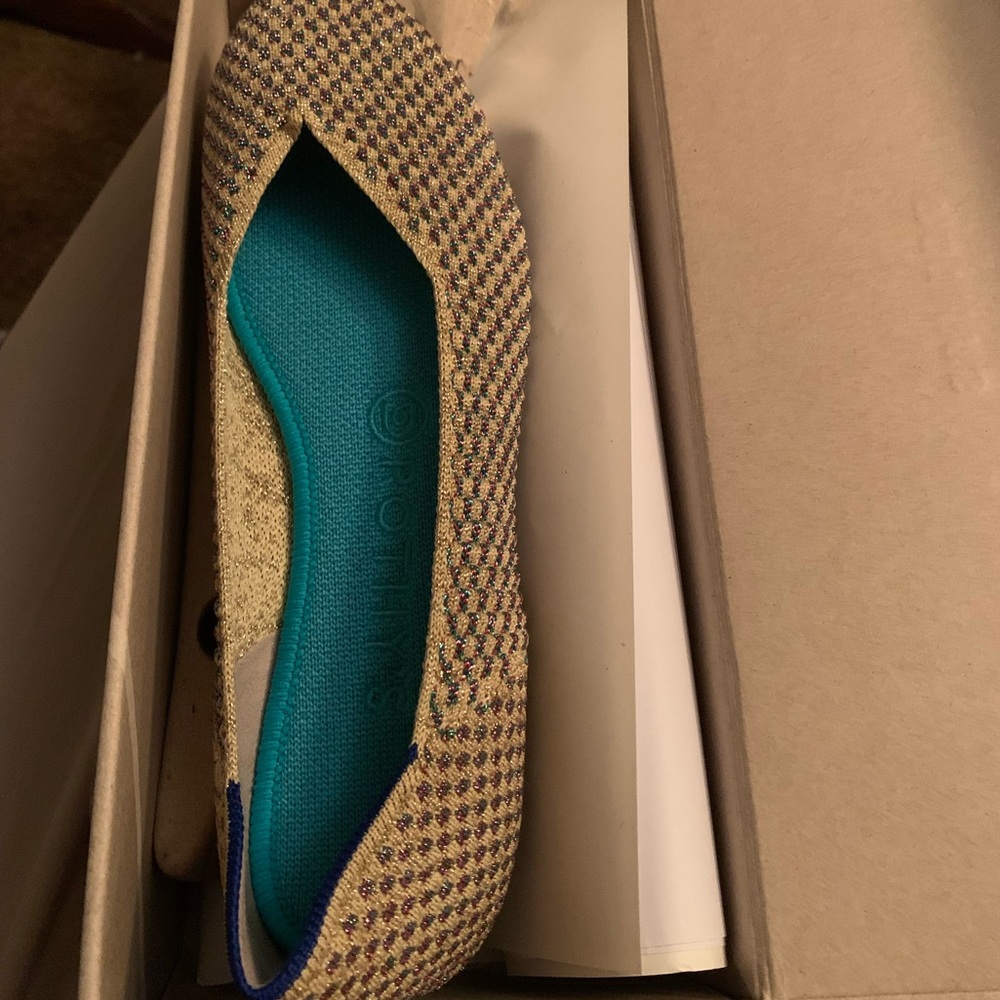 Rothy’s metallic flats